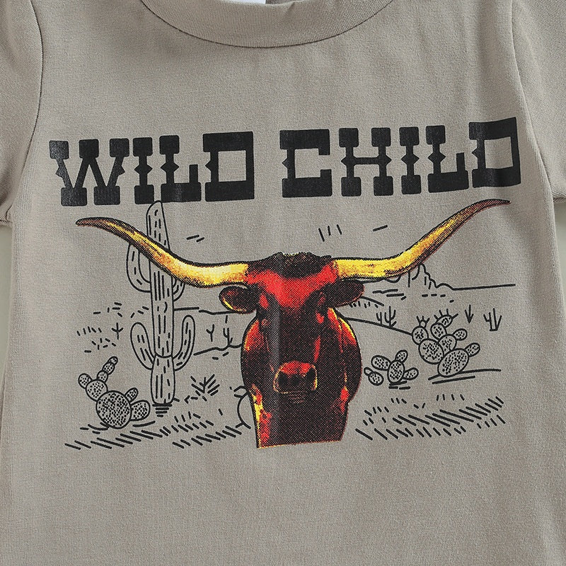 ANIMAL SERIES T-SHIRT AND TROUSERS SET