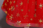 Girls gold star sequin holiday princess dress