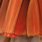 Emma high-low trailing girls Halloween witch dress