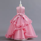 Girls sleeveless sequin Christmas and birthday party dress