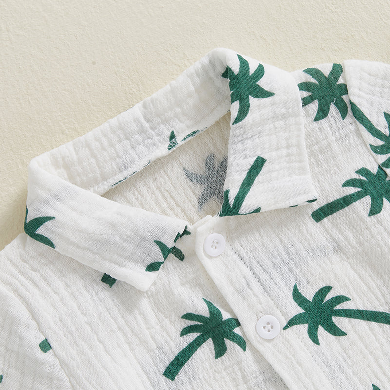 BEACH SERIES SHIRT AND TROUSERS SET