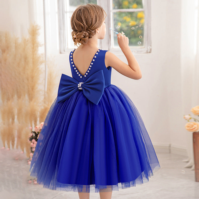 Classic mesh tutu flower girl wedding dress