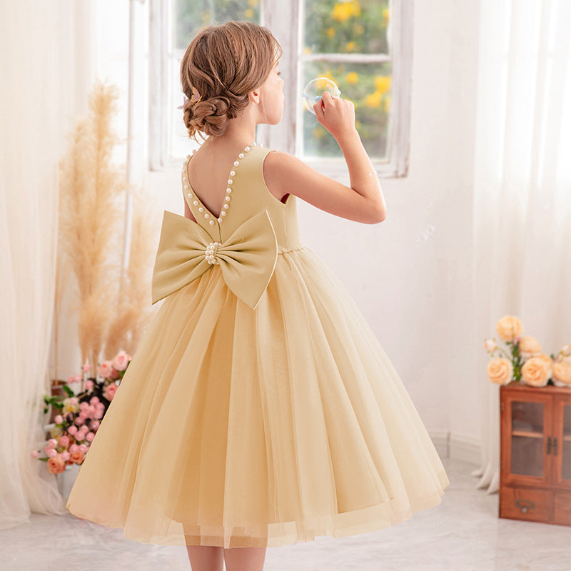Classic mesh tutu flower girl wedding dress