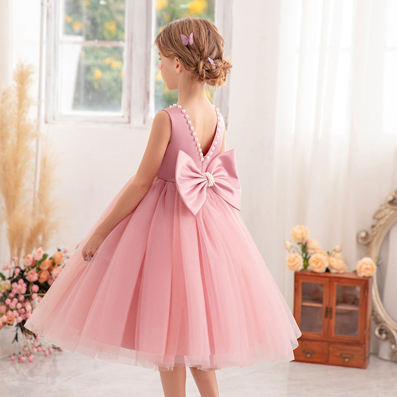 Classic mesh tutu flower girl wedding dress
