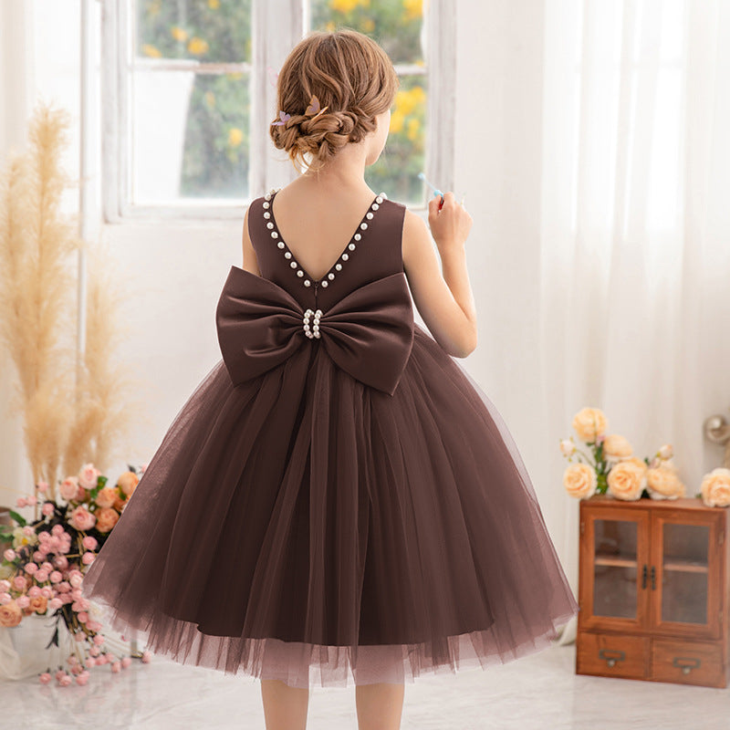 Classic mesh tutu flower girl wedding dress