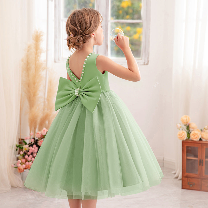 Classic mesh tutu flower girl wedding dress