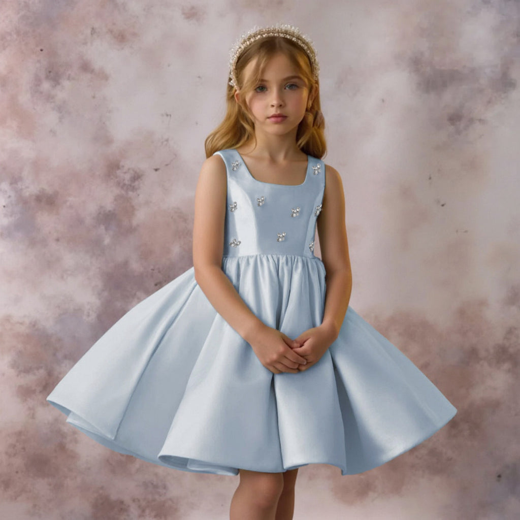 Girls high-end princess flower girl dress
