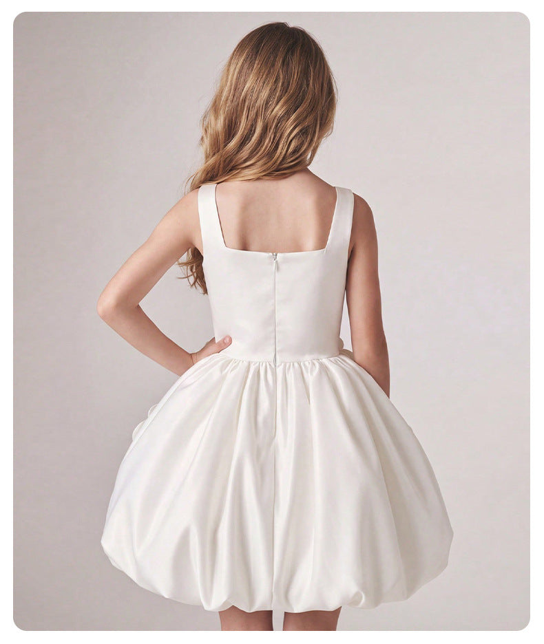 Elegant European style flower girl princess dress