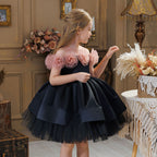 Elegant girls princess dinner party dress