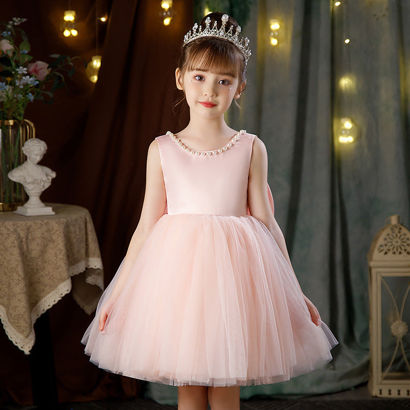 Classic mesh tutu flower girl wedding dress