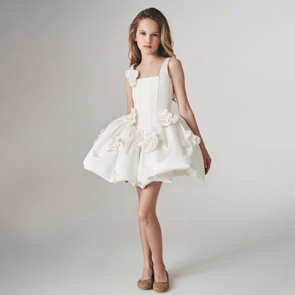 Elegant European style flower girl princess dress