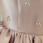 Girls high-end princess flower girl dress