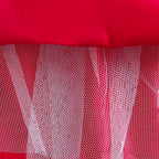 Girls long tulle Christmas princess dress with matching headband