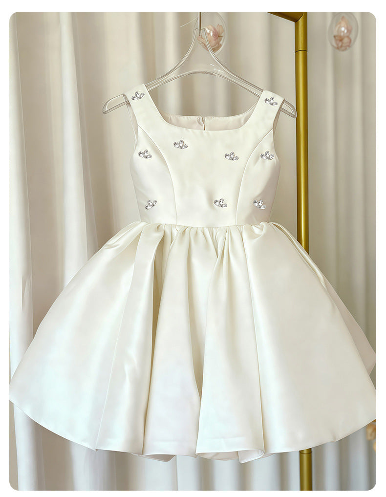 Girls high-end princess flower girl dress