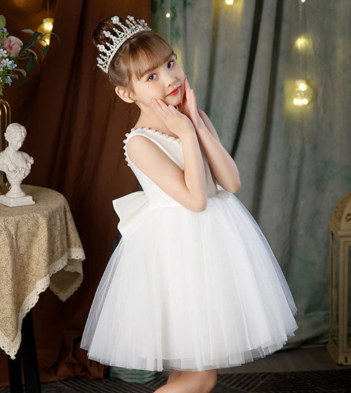 Classic mesh tutu flower girl wedding dress