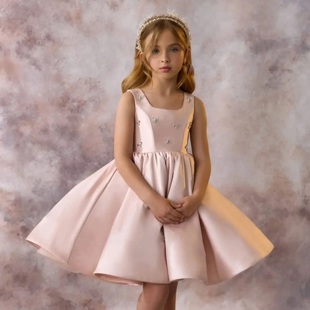Girls high-end princess flower girl dress