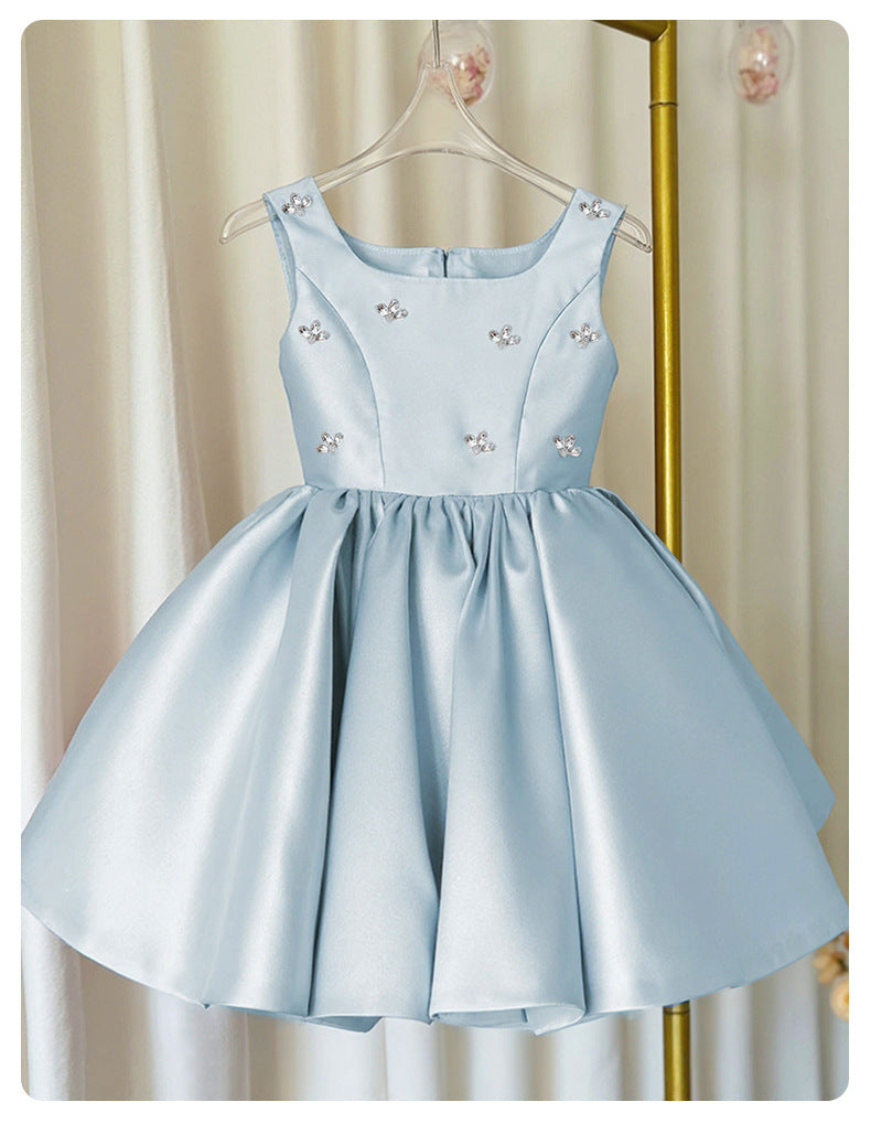 Girls high-end princess flower girl dress