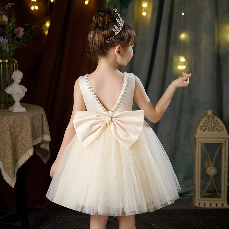 Classic mesh tutu flower girl wedding dress