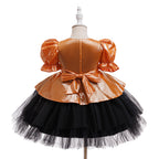 Ava girls Halloween witch costume dress with tutu skirt and witch hat