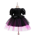 Mia girls purple sequin corset Halloween dress with ombre tulle skirt