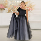 Girls runway princess evening gown