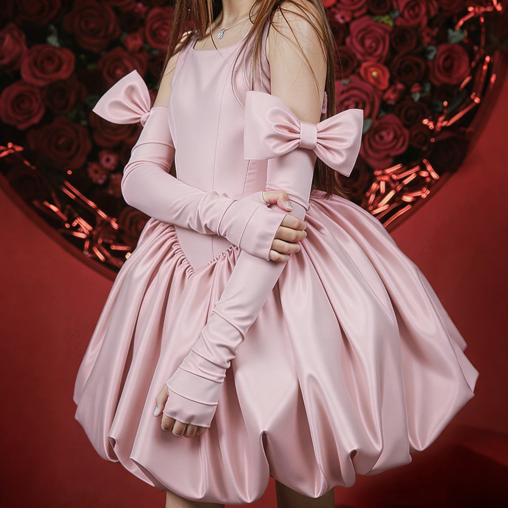 Puffy princess girls birthday party ball gown