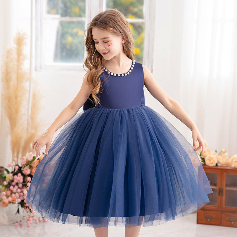 Classic mesh tutu flower girl wedding dress