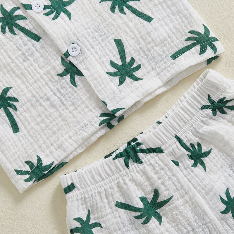 BEACH SERIES SHIRT AND TROUSERS SET