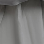 Close-up of the soft lining under the black tulle skirt.