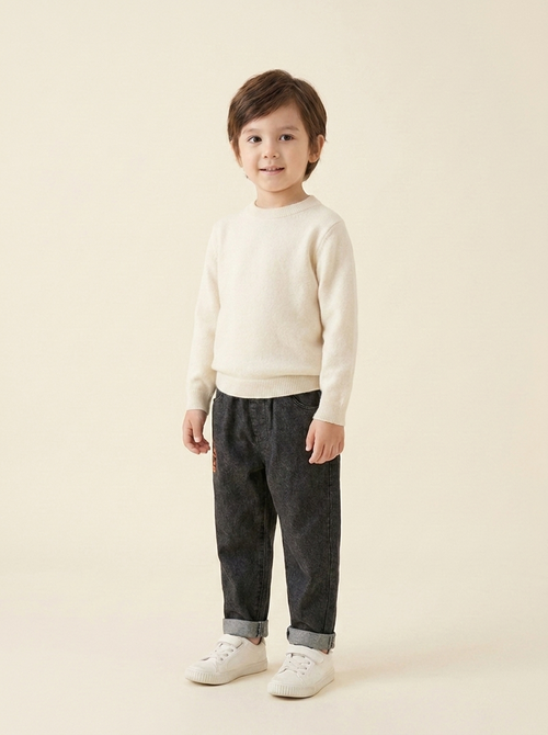 Children's Jeans Thin Loose Trousers