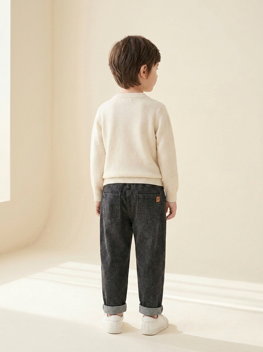 Children's Jeans Thin Loose Trousers
